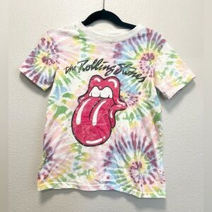 Cotton On Rolling Stones Tie Dye T-Shirt Size 4